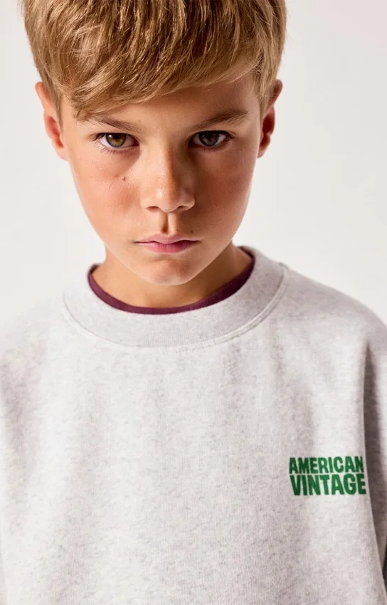 Kinder-sweatshirt Baptown Referentie: KBAP03DH26