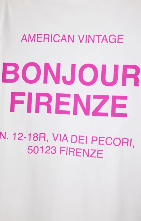Unisex T-shirt Fizvalley Referentie: MFIZ02FIRENZEH26