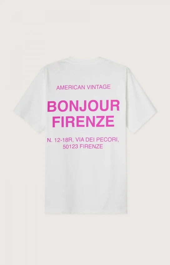Unisex T-shirt Fizvalley Referentie: MFIZ02FIRENZEH26